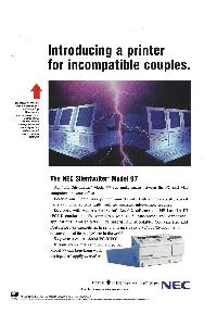 Nec - Introducing a printer for incompatible couples.