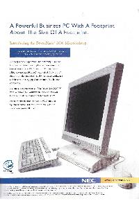 Nec - Introducing The PowerMate2000 Micro desktop