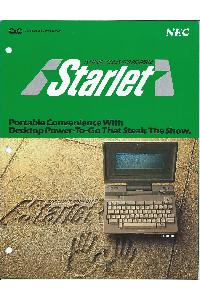 Nec - Starlet PC-8401A