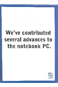 Nec - We've contributed several advances to the notebook PC-