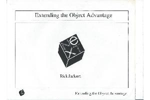 NeXT Inc. (Next Computer Inc.) (Next Software Inc.) - Extending The Object Advantage - Rick Jackson
