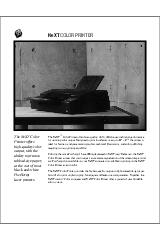 NeXT Inc. (Next Computer Inc.) (Next Software Inc.) - Next Color Printer