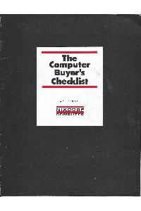 Nixdorf - The computer buyer's checklist