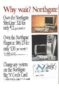 Northgate Computer Systems Inc. - Why wait? Northgate gives you credit now.
