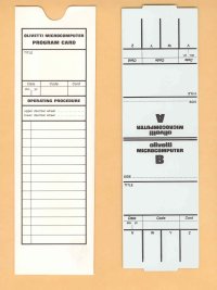 Scheda Olivetti Programma 101