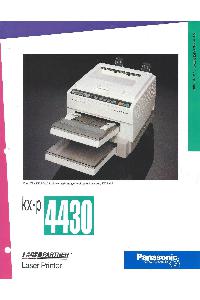 Panasonic Co. - Panasonic KX p4430 Laser Printer