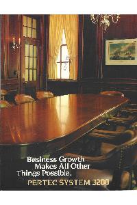 Pertec Systems - Business Growth Makes All Other Things Possible. PERTEC SYSTEM 3200.