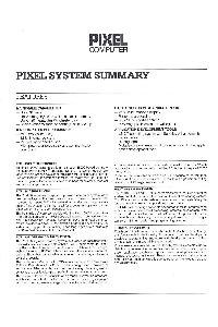 Pixel Computer  - Pixel System Summary