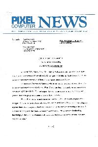 Pixel Computer  - Pixel Names Roy Moffa President And Ceo, Conway Executive Vp