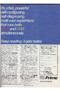 Prime Computer - It's a fast, powerful self-configuring, ...