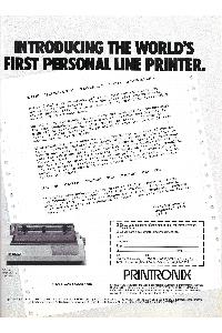 Printronix - Introducing the world's first personal line printer.