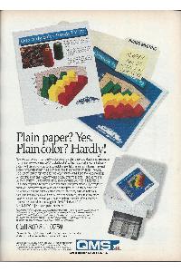QMS Inc. - Plain paper? Yes. Plain color? Hardly!
