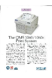 QMS Inc. - The QMS 1060/1060E Print system