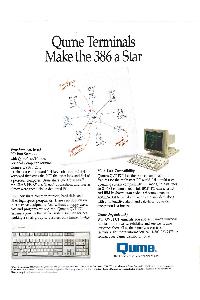 Qume Corp. - Qume Terminals Make the 386 a Star