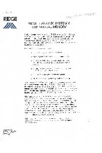 Ridge Computers  - RIDGE HAS UNIX SYSTEM V With VIRTUAL MEMORY