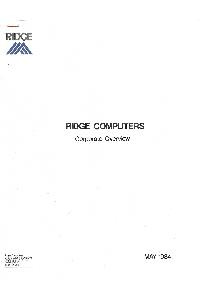 Ridge Computers  - RIDGE COMPUTERS Corporate Overview