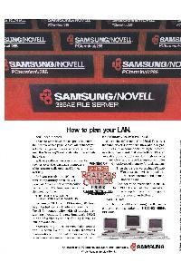 Samsung - How to plan your LAN.