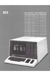 Scientific Data System (SDS) - PATIENT BILLING SYSTEM