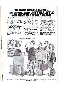 Sequent Computer Systems, Inc. - To make Oracle, Ingres, Informix, and Unify really fly, you have to get on a plane