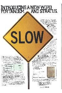Sequoia Systems Inc. - Introducing a new word for Tandem and Stratus