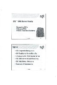 Silicon Graphics (SGI) - SGI 1000 Server Family