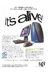 Silicon Graphics (SGI) - Any workstation can do graN1ics. Only one is specifically designed to make you: It's Alive