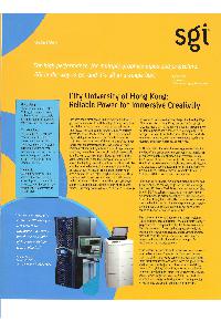 Silicon Graphics (SGI) - City University of Hong Kong: Reliable Power for Immersive Creativity