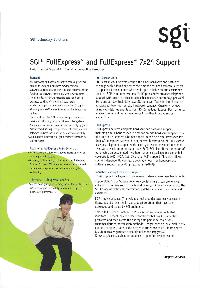 Silicon Graphics (SGI) - SGI FullExpres and FullExpres 7x24 Support