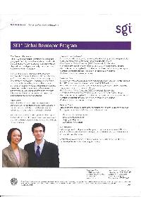 Silicon Graphics (SGI) - Global developer program