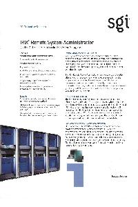 Silicon Graphics (SGI) - IRIX Remote System Administration