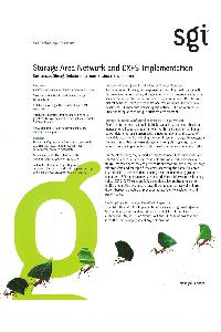 Silicon Graphics (SGI) - Storage Area Network and CXFS Implementation