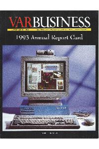 Silicon Graphics (SGI) - VAR Business 1993 Annual Report Card