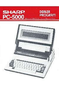 SHARP PC-5000 Dealer Program