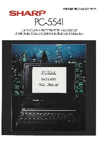 Sharp - PC-5541 Portabel 286 Computer