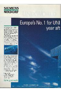Siemens - Europe's no.1 for UNIX multi-user systems ...