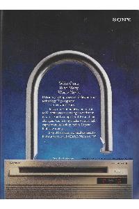 Sony - Write Once. Read Many. Worry Never.