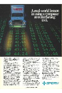 Sperry Corp. (Unisys) - A real-world lesson in using a computer as a marketing tool.