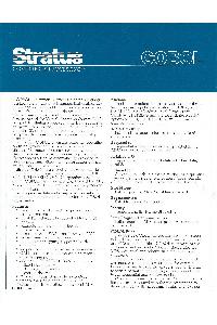 Stratus Computer Inc. - Cobol