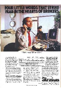 Stratus Computer Inc. - Four little words that that strike fear in the hearts of brokers,