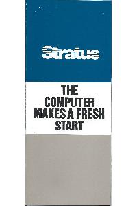 Stratus Computer Inc. - The computer makes a fresh start