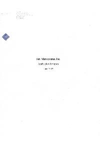 Sun Microsystems - Applications Synopses