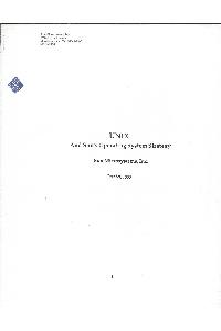 Sun Microsystems - UNIX abd Sun's Operating System Strategy