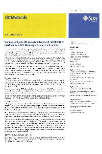 Sun Microsystems - Littlewoods. Sun Success Story.