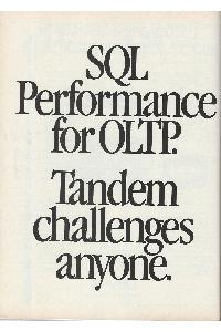 Tandem Computers Inc. - SQL performance for OLTP