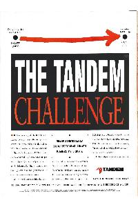 Tandem Computers Inc. - The Tandem challenge