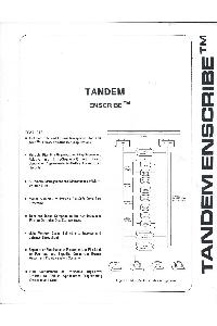 Tandem Computers Inc. - Tandem Enscribe
