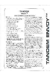 Tandem Computers Inc. - Tandem Envoy  Data Communication Manager