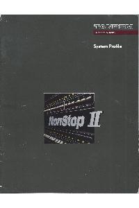 Tandem Computers Inc. - Tandem Non Stop System Profile - NonStop II