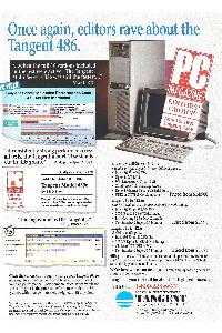Tangent Computer - Once again, editors rave about the Tangent 486.