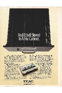 TEAC Data Storage - And It Isn't Stored In A file Cabinet.